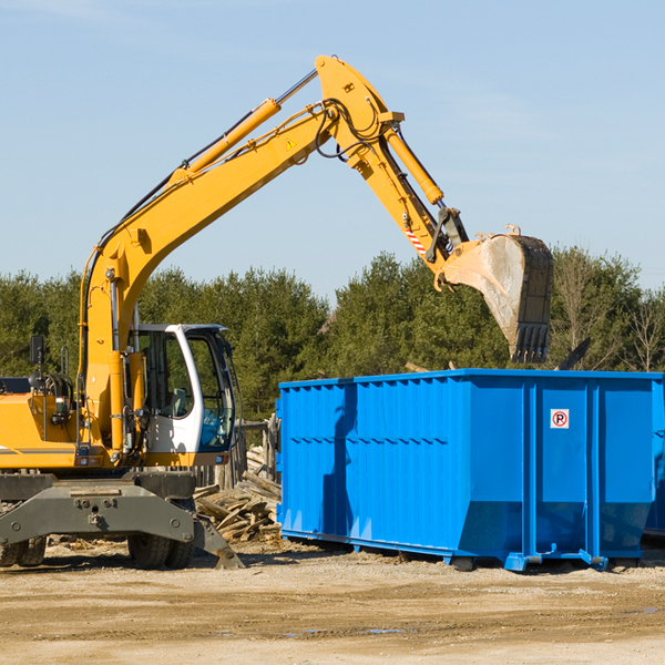 what size residential dumpster rentals are available in Cherry Valley CA